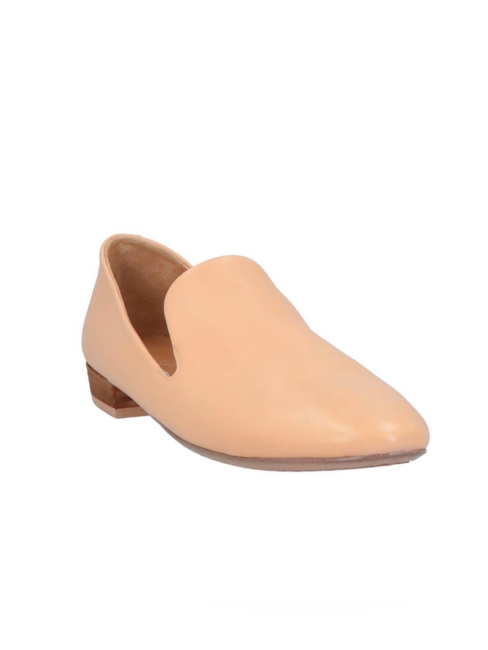 MARSELL Women’s Nude Slip-On Leather Loafer